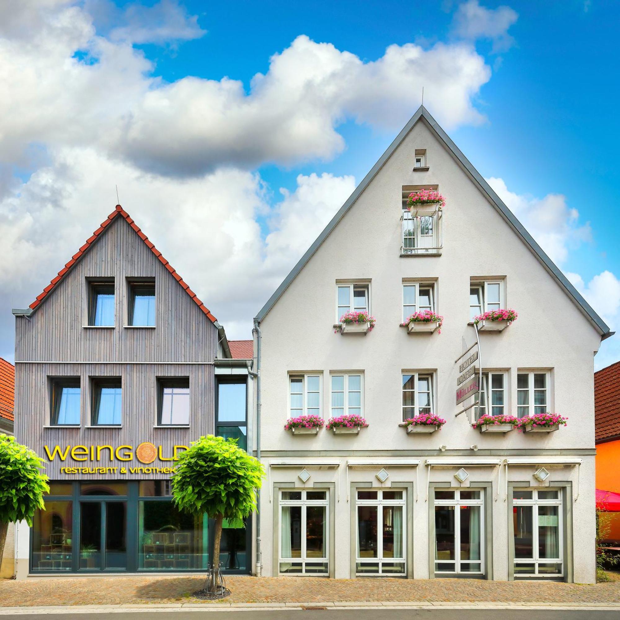 Hotel Müller Café&Wein - Mondholzhotel Veitshöchheim Esterno foto
